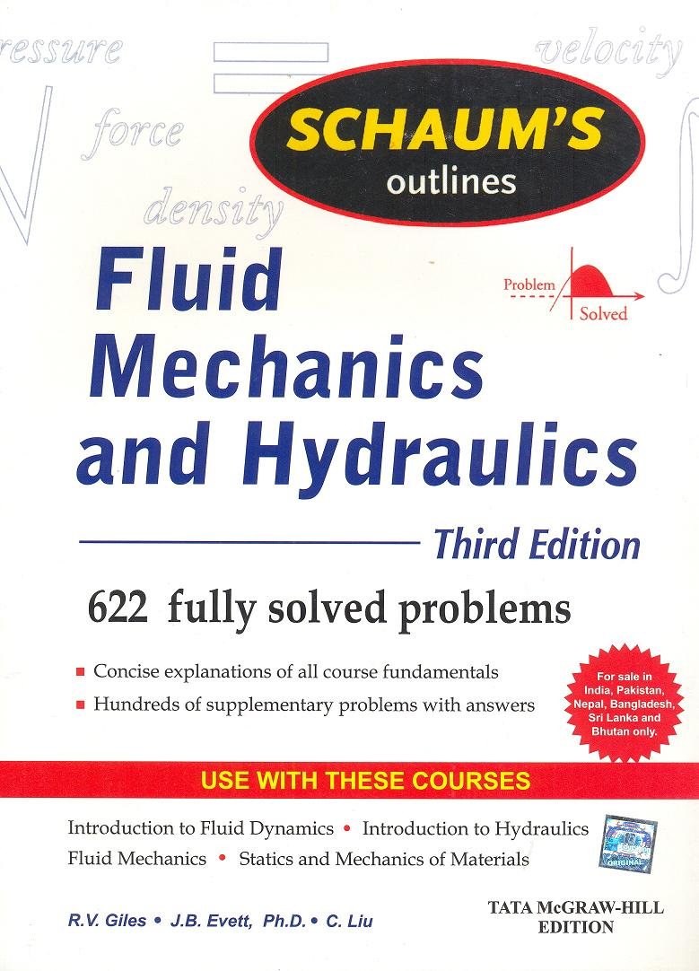 Fluid Mechanics & Hydraulics: Schaum's Outline Series