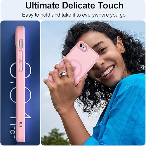 Vista 389 de MOCCA - Funda magnética resistente para iPhone 11 de 6.1 pulgadas, compatible con MagSafe, protector de pantalla de vidrio + protector de lente