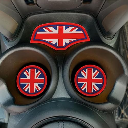 Miniatura 41 de TOMALL Portavasos compatible con Mini Cooper Hatchback F55 F56 de silicona para consola central de automóvil, soporte para portavasos de automóvil