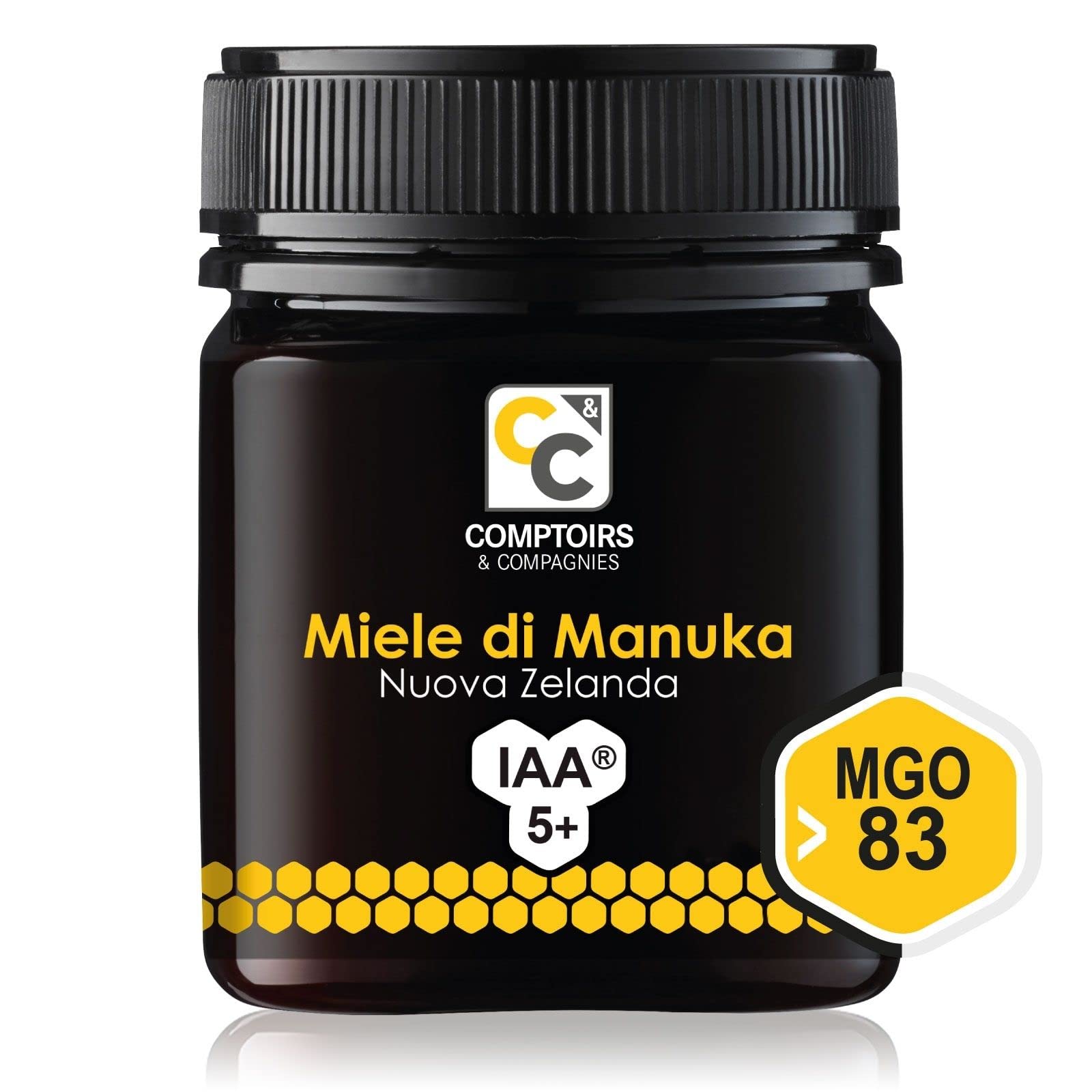 COMPTOIRS ET COMPAGNIES - Miele Di Manuka - MGO 83 - IAA5+ - Nuova Zelanda - 250g