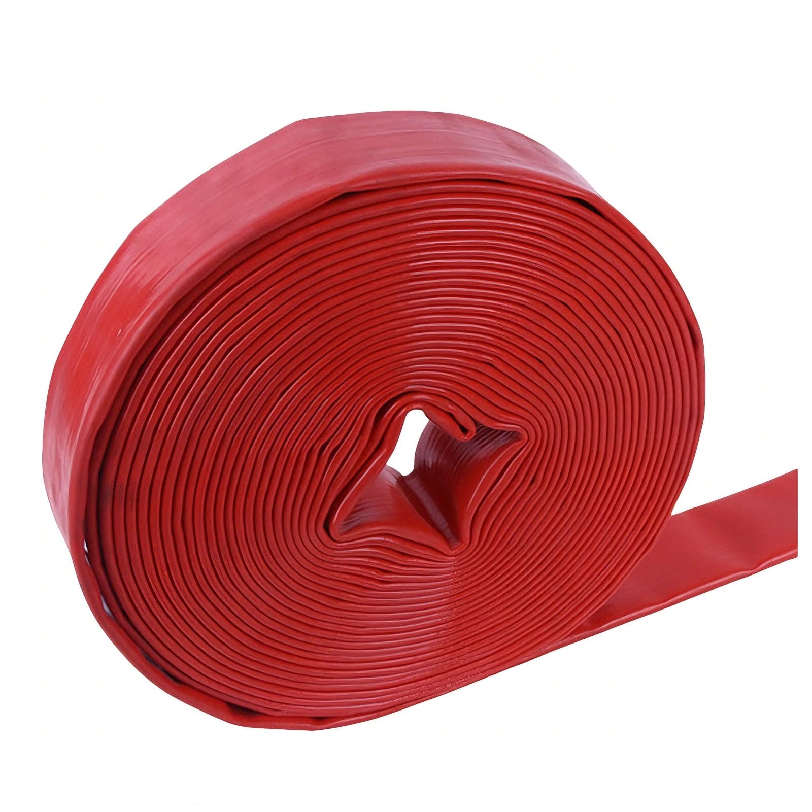 Manguera de descarga y retrolavado de alta resistencia para bomba de agua de piscina, drenaje y transferencia recubiertos de PVC flexible 50m 2-inch