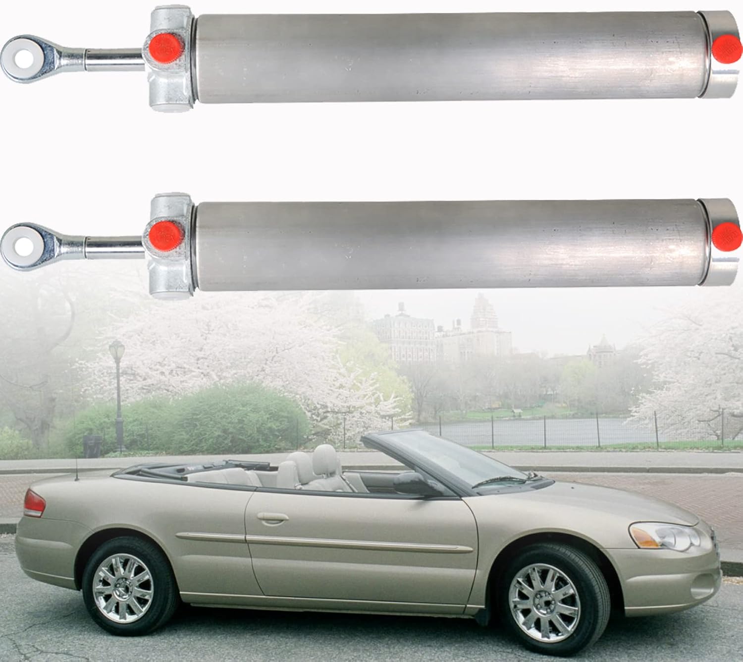 2 PCS Top Hydraulic Cylinders Lift Arms Replacement for