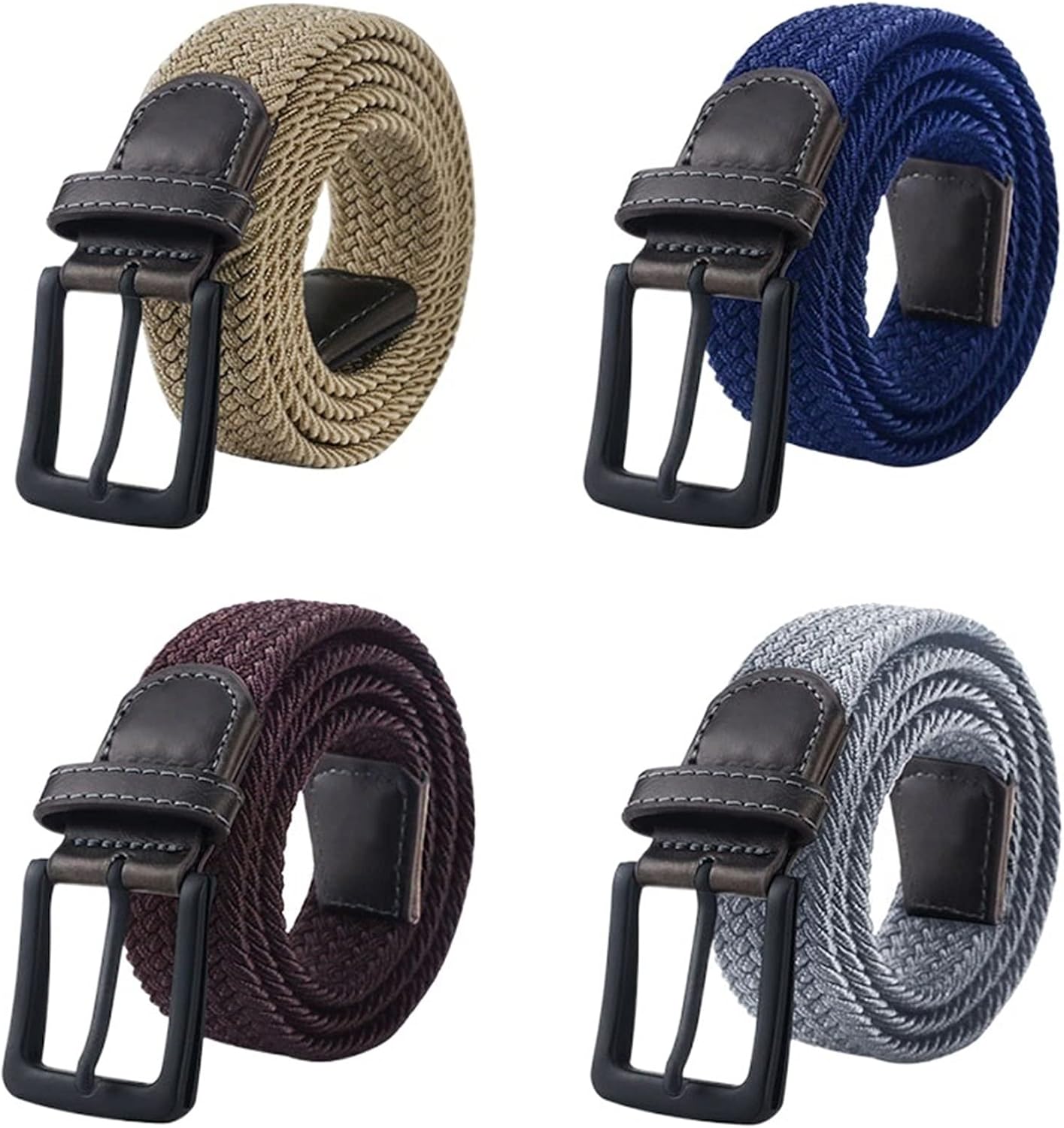 Canvas Belts For Women Fashion Elastic Female Belt Metal Pin Buckle Tactical Strap For Pants Jeans 1Pcs