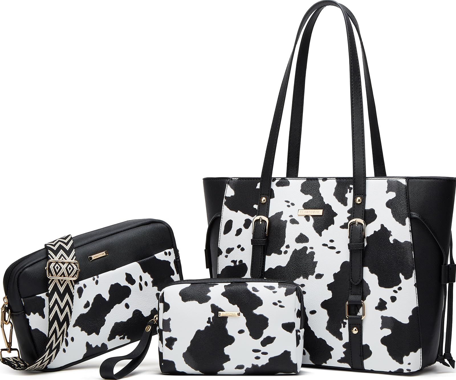Women Fashion Handbags Tote Bag Shoulder Bags Top Handle Satchel Purse Set