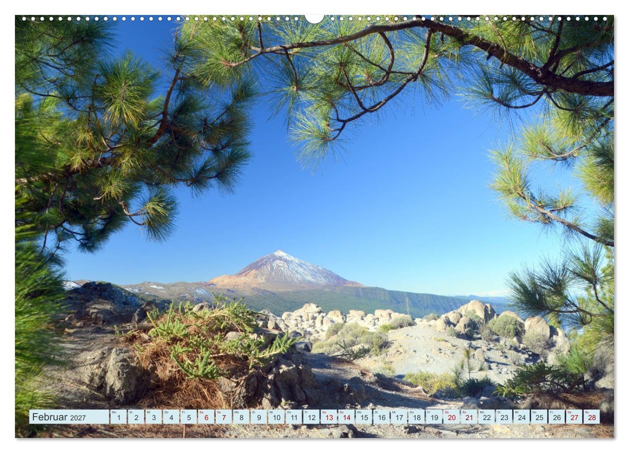 CALVENDO - Teneriffa - Insel der Glückseligen (Wandkalender 2027 DIN A2 quer), Monatskalender: Traumhafte Bilder einer faszinierenden Insel