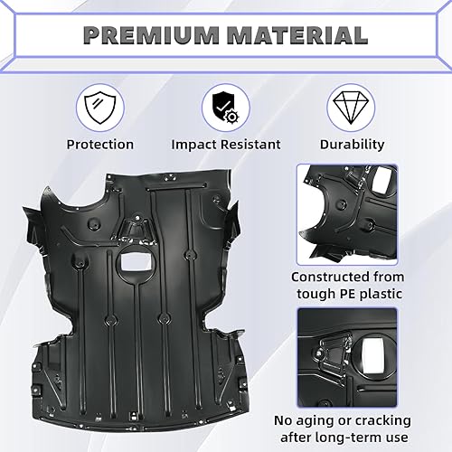 Miniatura 2 de HECASA Protector contra salpicaduras de motor delantero compatible con BMW 323i 325i 325i 330i 330i 330xi 328i 328xi 335i 335xi 3.0L M3 4.0L 335is