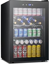 Electactic 37 Bottle Wine Fridge,Freestanding 145 Can Beverage Refrigerator with Smart Temperature Control，4.5 CU FT Quiet...