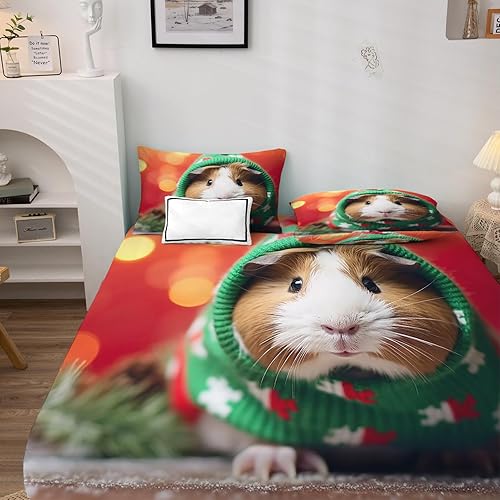 Miniatura 10 de zcsm Christmas Steam Train Sheets Queen Sheet Set - Steam Engine Bed Sheets, Soft Microfiber & Deep Pocket & Wrinkle Free Bedding Sheets &