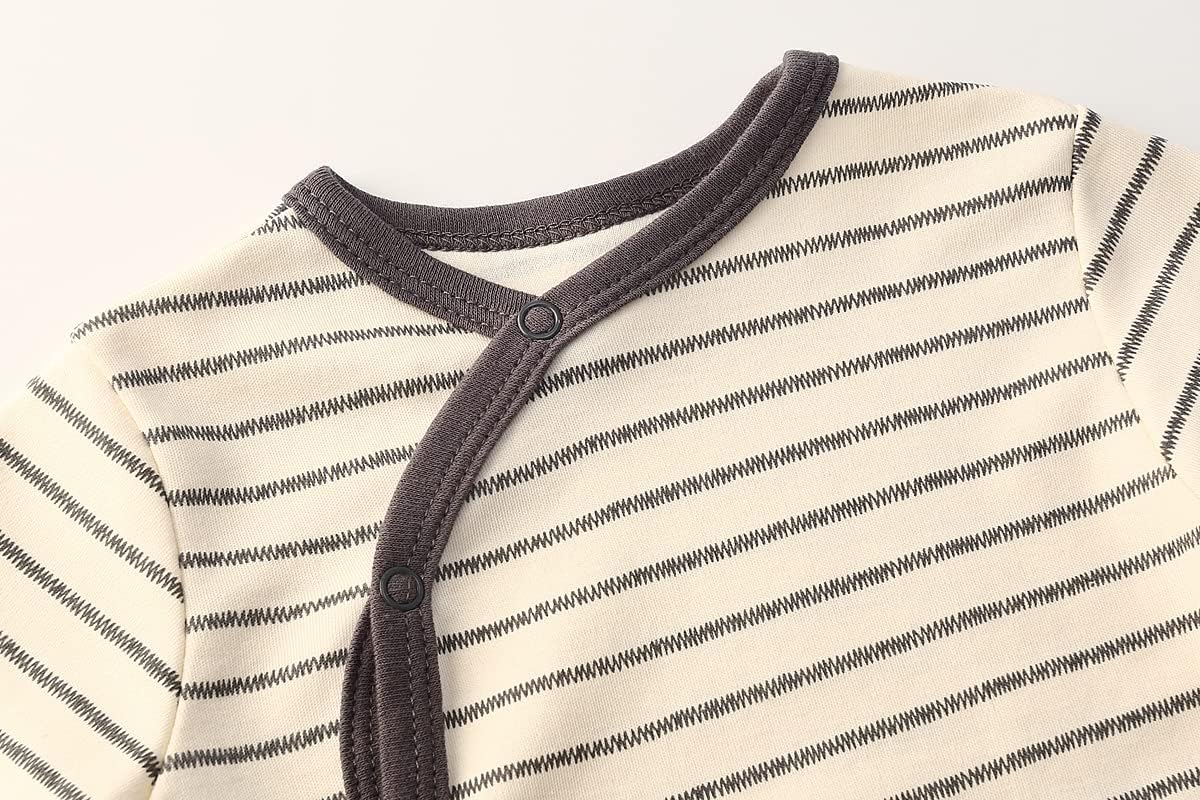 Kiddiezoom Baby and Toddler Boys'Snug Fit Footed Cotton One-Piece Romper Jumpsuit 9 Months - Image 6