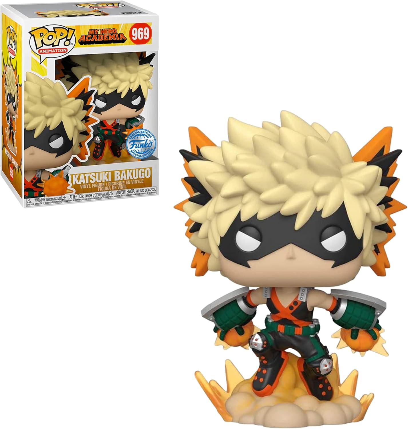 Funko! Pop Animation: My Hero Academia - Katsuki Bakugo (Explosion) Figure (Hot Topic Exclusive)