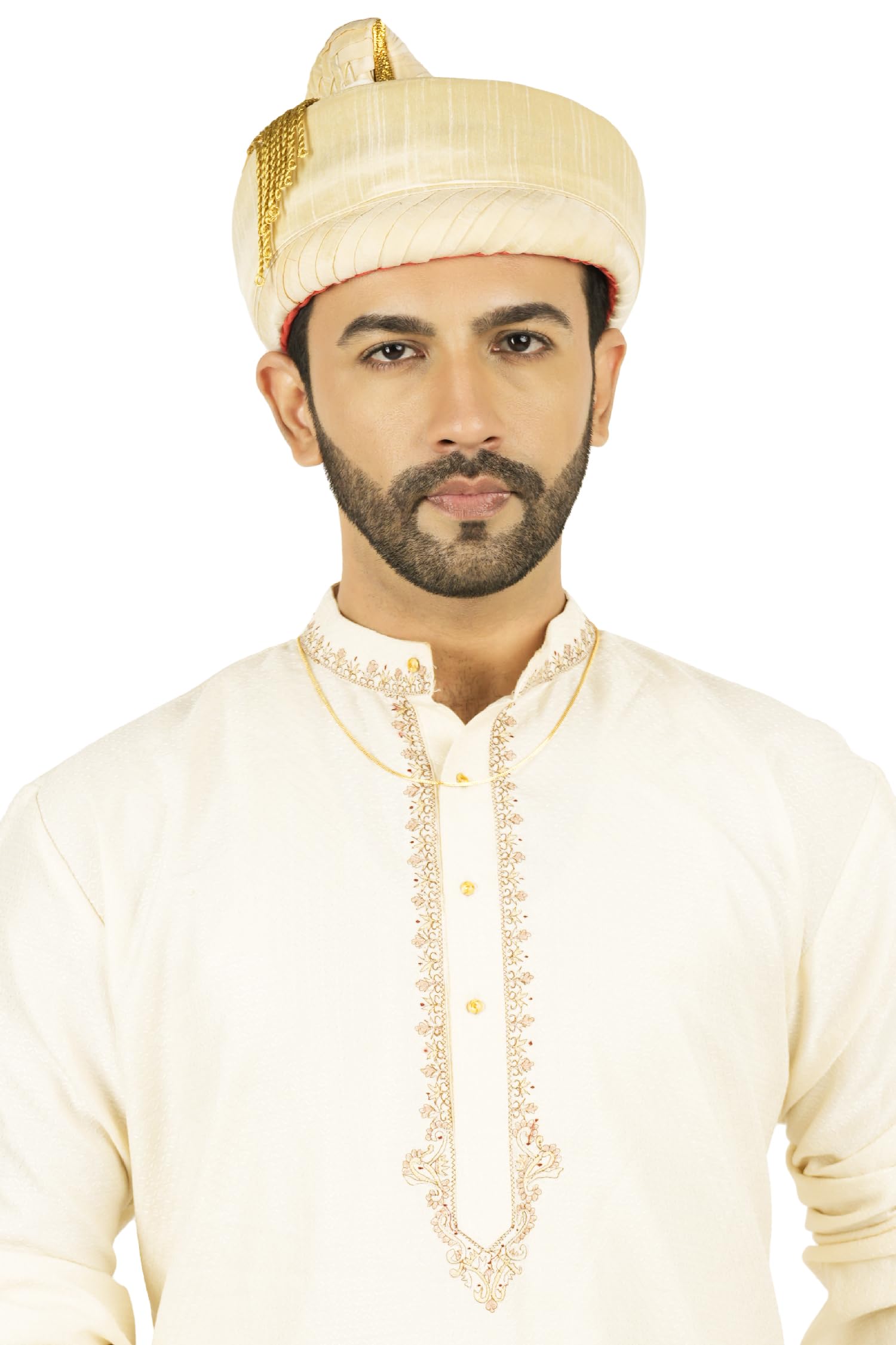 PRIYAKANT SAFAWALA Traditional Handstitch Ready To Wear Off White Colour Puneri Tilak Pagdi (Turban/Safa) For Maharashtra Wedding,Anniversary,Traditional Function For Man (Size Free) (B0CS939597) Amazon Price History, Amazon Price Tracker