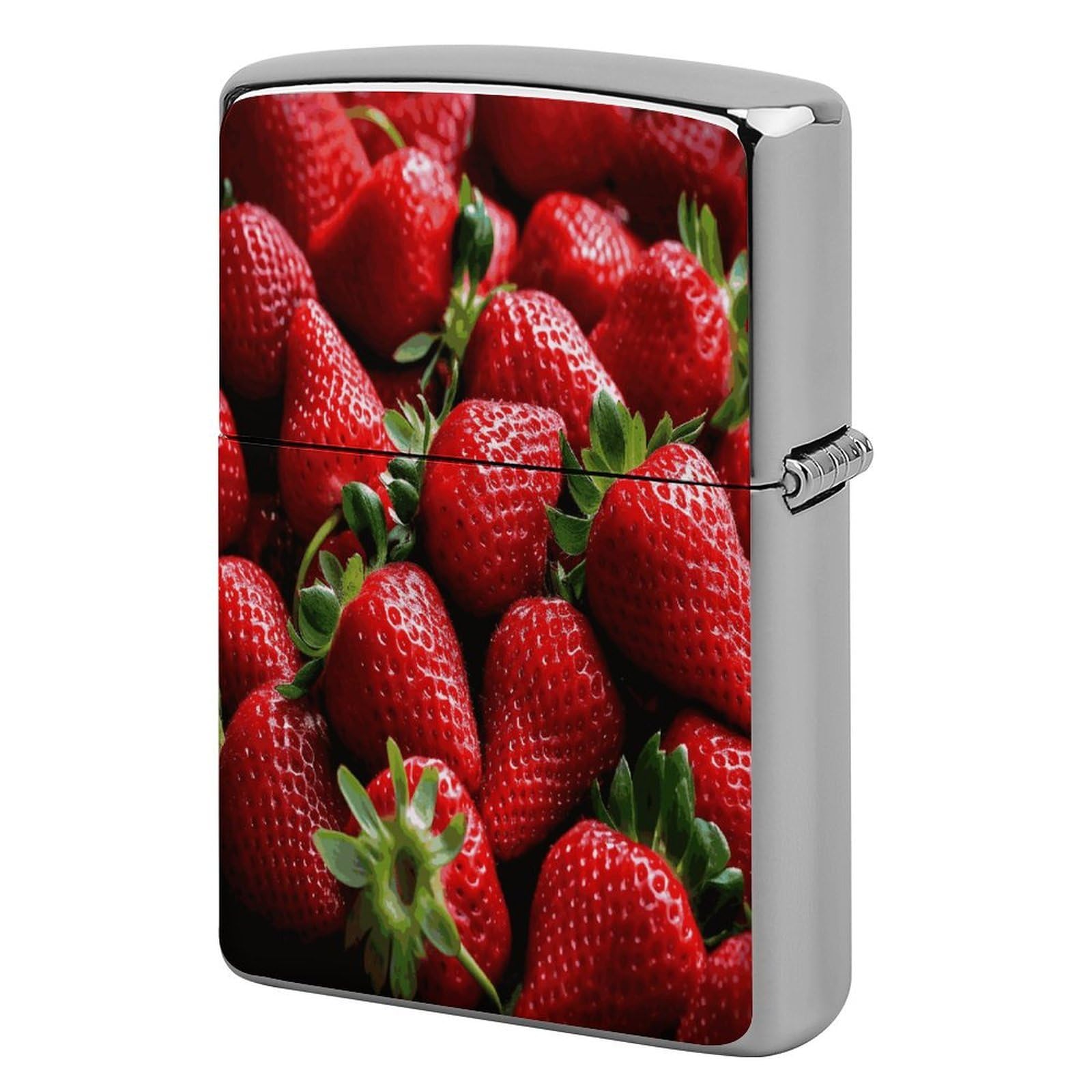 Fekiloot Style Fresh Strawberries Lighter Case Cover Lighter Holder