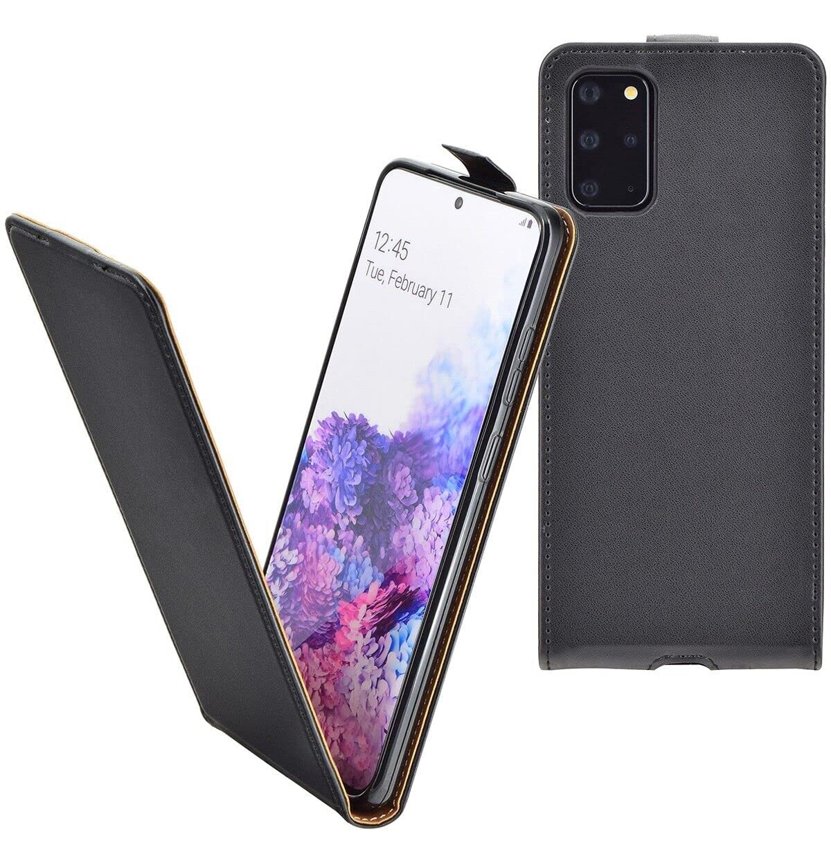 Suncase Flip Cover Für Xiaomi Redmi Note 12 PRO Plus 5G – Klappbare Schutzhülle Mit Magnetverschluss | Schwarz