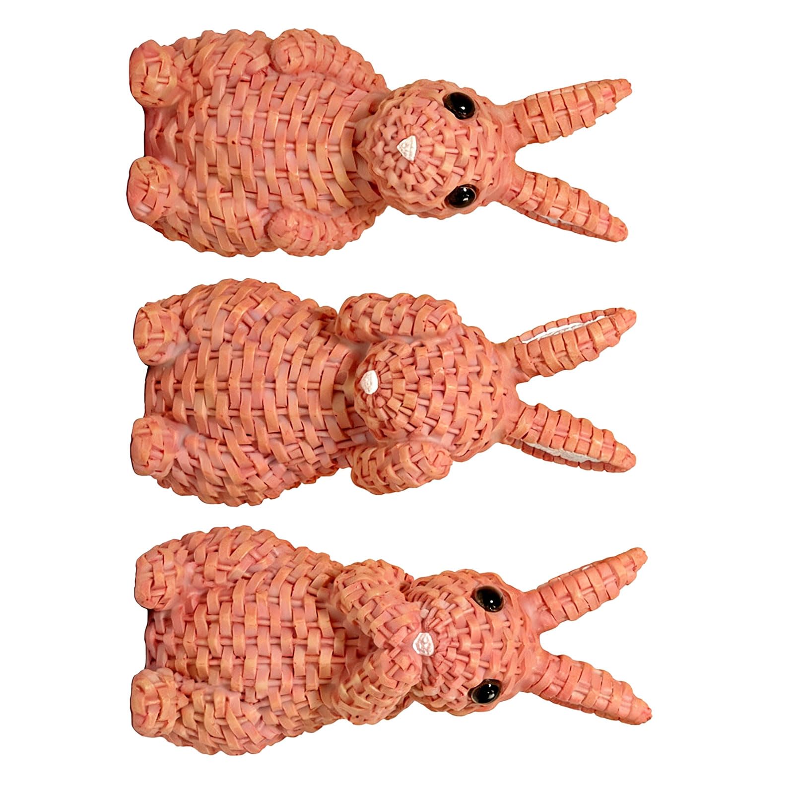 Sculpture de lièvre artistique moulée en résine aux finitions artisanales