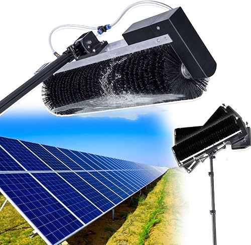 pedenencelia Solar Panel Cleaning Brush, Telescopic Cleaning Brush, Wo Cleaning 