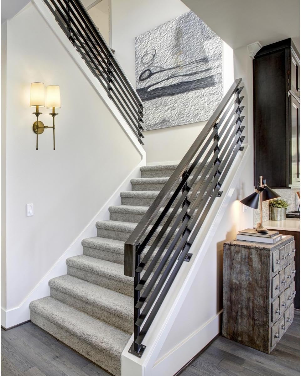 Z-Lite 3033-2S-RB Emily Wall Sconce, 2-Light 120 Total Watts, Rubbed Brass