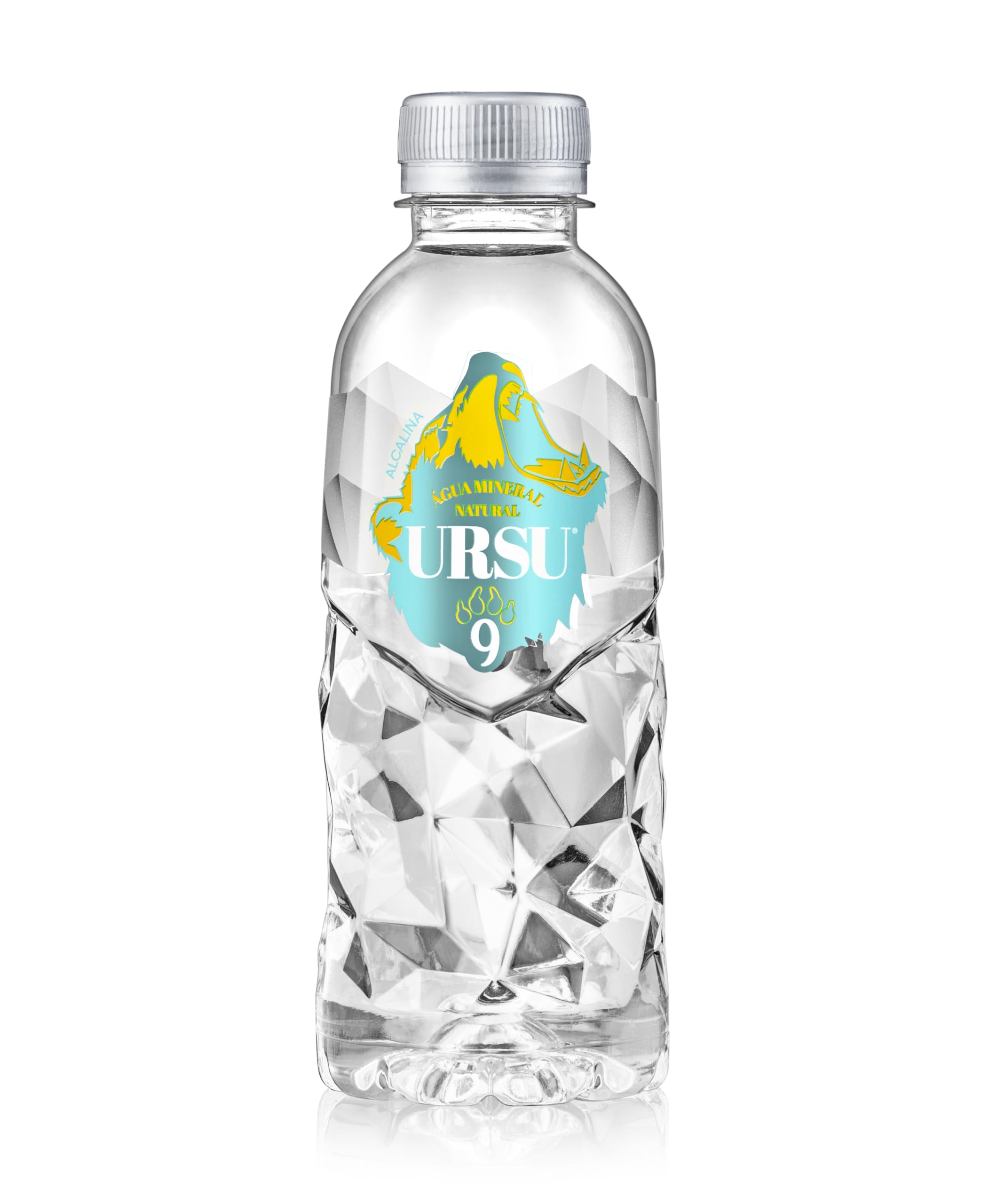 URSU 9 Agua Mineral Natural Alcalina pH 9 – Pack Ahorro 36 × 330 ml (6 packs × 6)