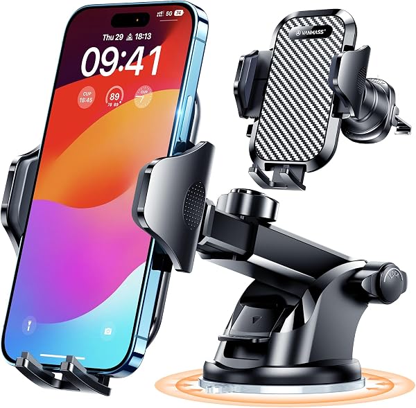 VANMASS Car Phone Holder 2026 Ultimate Military-Grade Strongest Suction &…