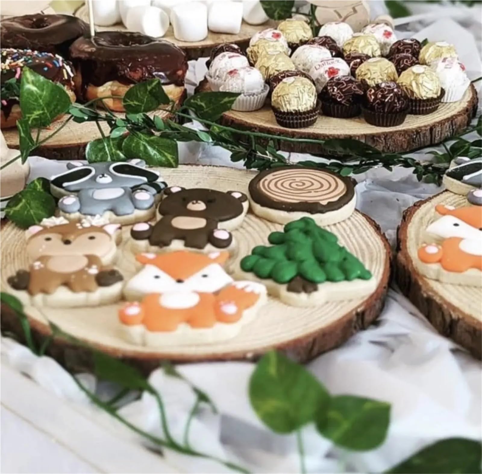 plastry drewna 18-30cm Okrągła Płyta Sosnowa Okrągła Rustykalna Plasterki Zwietrzały Kłoda Dysk Zewnętrzny Wiejski Stodoła Ślubny Dekoracja Stołu(18 20cm 1pcs)