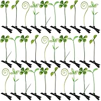 Vista 8 de 30 pinzas para el cabello de brotes de frijol, accesorios para el cabello para fiestas, irlandeses (cota)