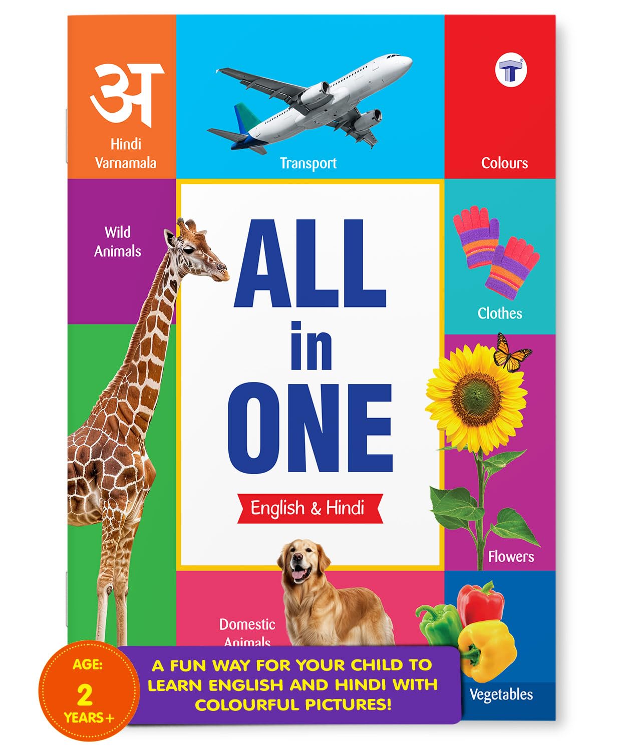 All In One Book for Kids In English & Hindi | Early Learning Book – Bilingual Picture Book for Kids Hindi-English | Alphabet, Numbers, Shapes and Colours, Rhymes Book for Children All In One Book for Kids In English & Hindi | Early Learning Book – Bilingual Picture Book for Kids Hindi-English | Alphabet, Numbers, Shapes and Colours, Rhymes Book for Children