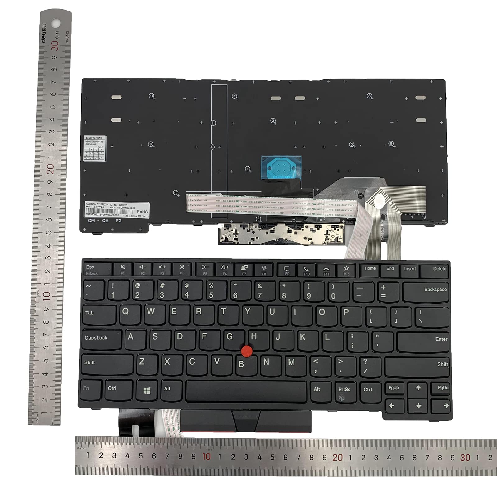 Amazon | ノートパソコン交換用USレイアウトキーボード Lenovo 