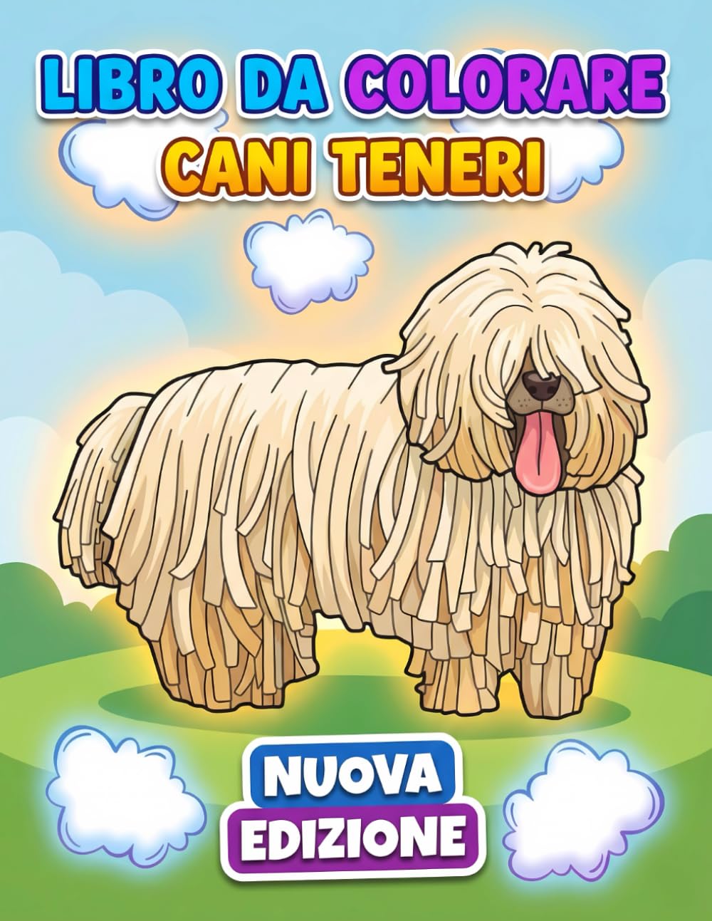 Libro da Colorare – Cani Teneri: Più Di 50 Illustrazioni Adorabili Per Bambini E Adolescenti – Un Regalo Creativo Per Momenti Di Relax