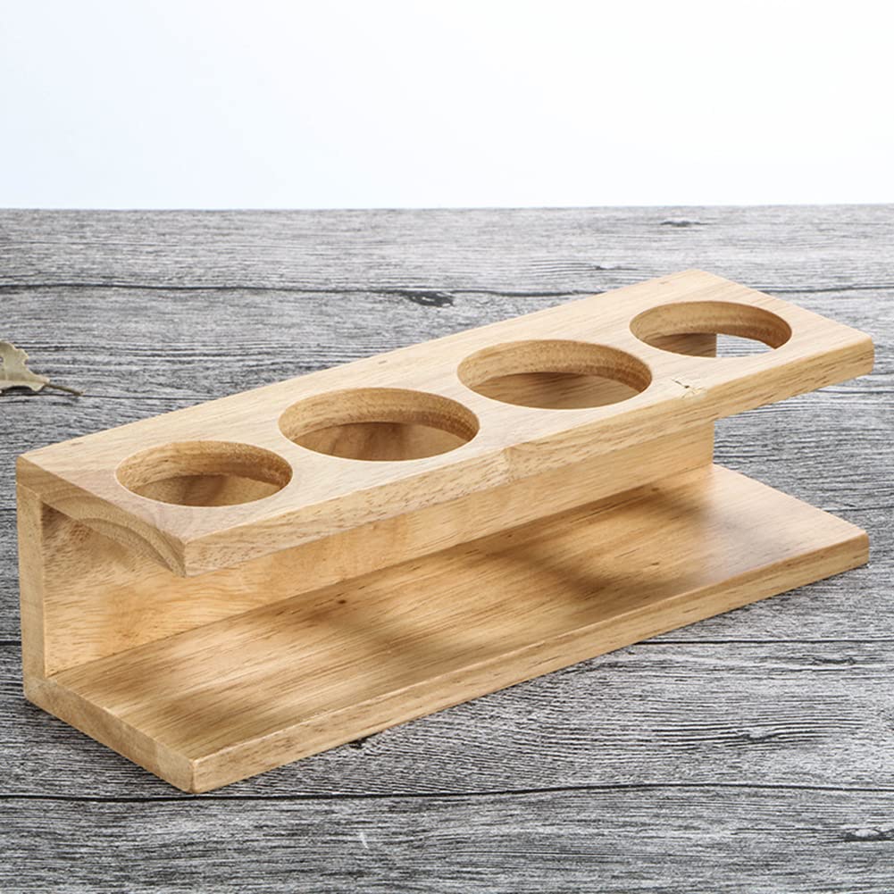 4-teiliges Öl- und Essigspender-Set inless Steel & S SE Set mit Holzregal inkl. 2 Öl- und Essigflaschen, 2 Salz- und Pfefferstreuer, Küche Se