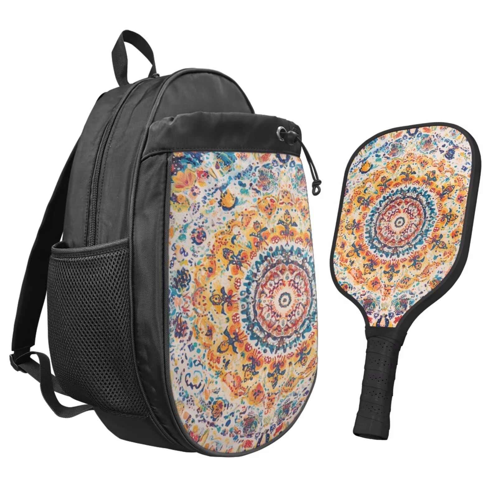 Set di 2 racchette da pickleball con superficie in fibra di vetro, ideale come regalo per principianti