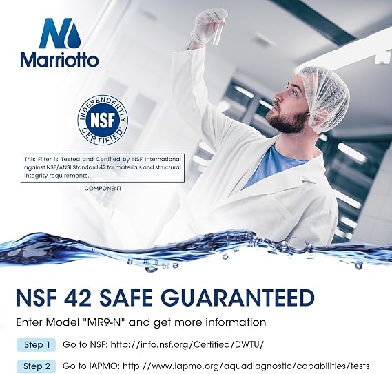 MARRIOTTO XWFE (Built-in CHIP) Refrigerator Water Filter Pack of 3