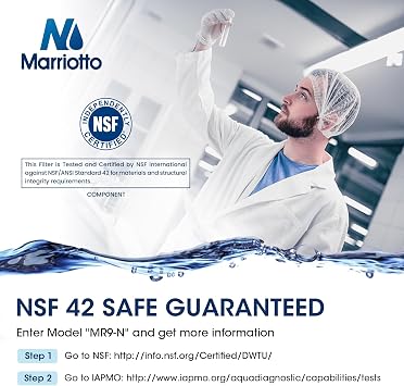 MARRIOTTO XWFE (Built-in CHIP) Refrigerator Water Filter Pack of 3