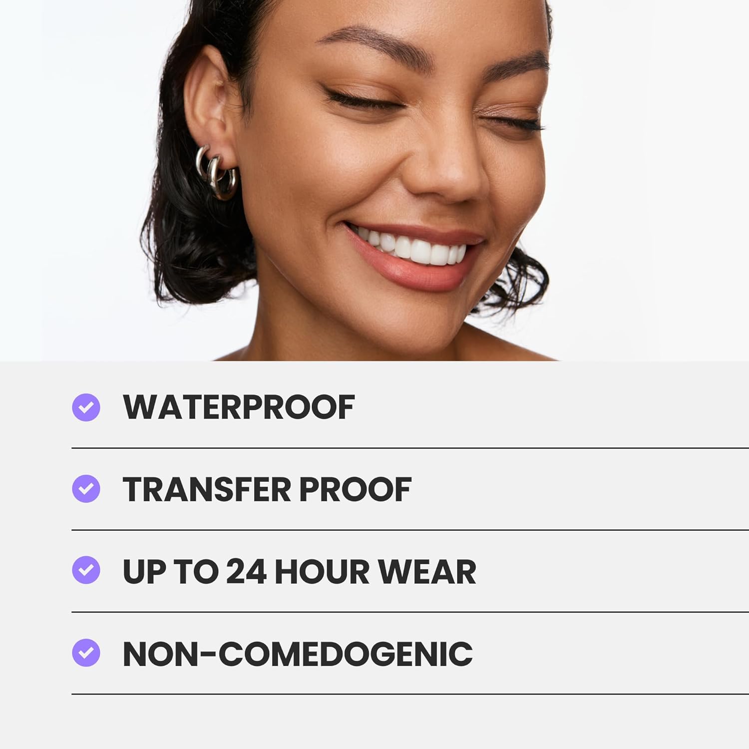 Wonderskin Hyper Bond All-Day Stay Serum Foundation – Waterproof, Transfer-Proof, 24HR Longwear Face Makeup with Niacinamide & Hyaluronic Acid – Lightweight, Natural Finish (Dream) - Image 7