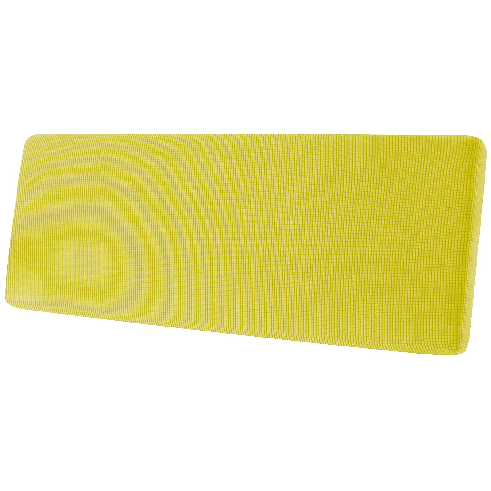 SYLC Stretch Sofa Seat Cushion Covers, Couch Settee Cushion Replacement for Lounge/Motorhome/Caravan Non-slip with Elastic Band and 4 Ties (Yellow,Backrest) — image 1