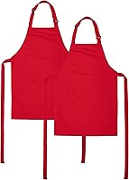 Vista 9 de Delantal para niños, pequeño, 100% algodón con una correa ajustable para adaptarse a todas las edades