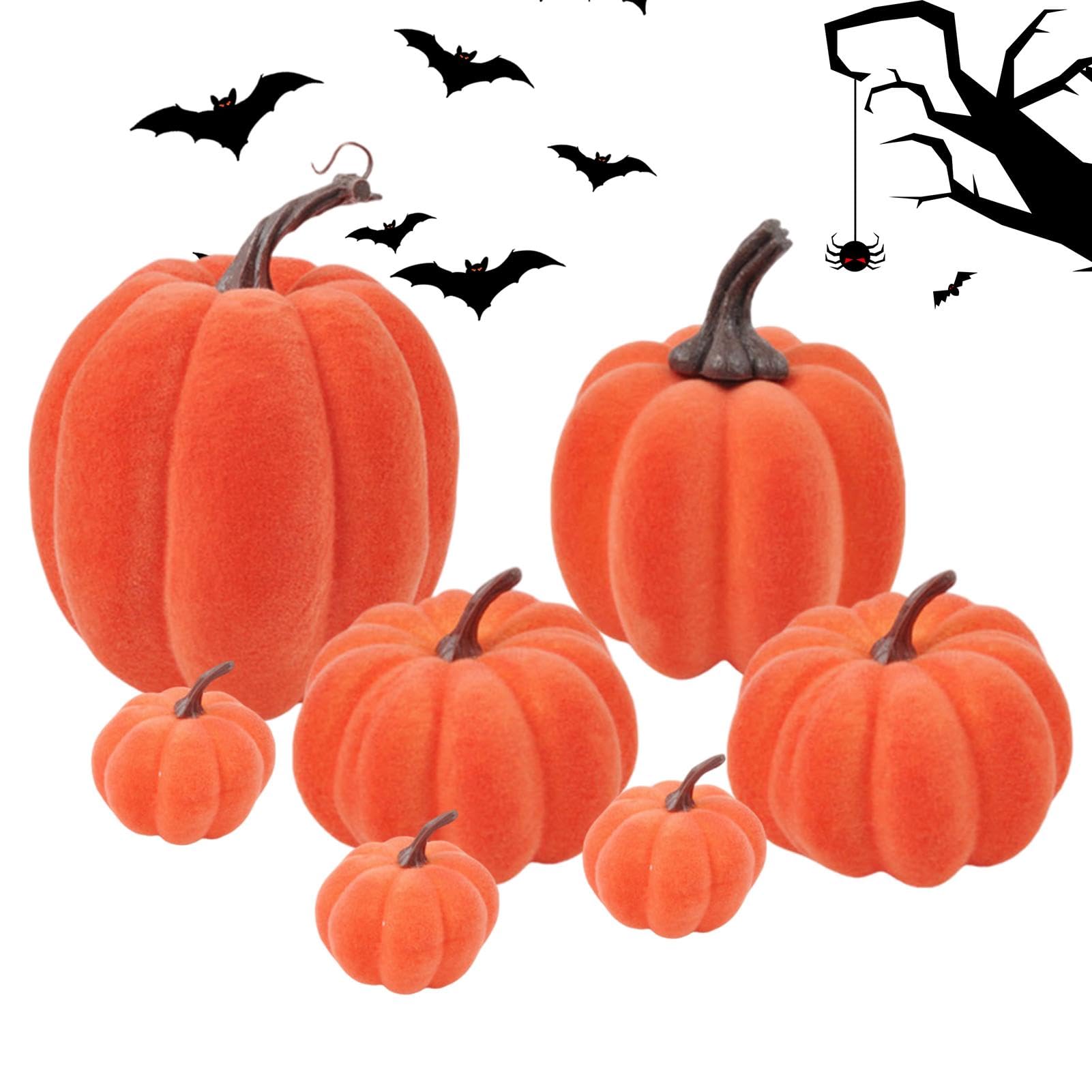 Amazon.co.jp: ハロウィン用人工カボチャ、オレンジ色の人工カボチャ