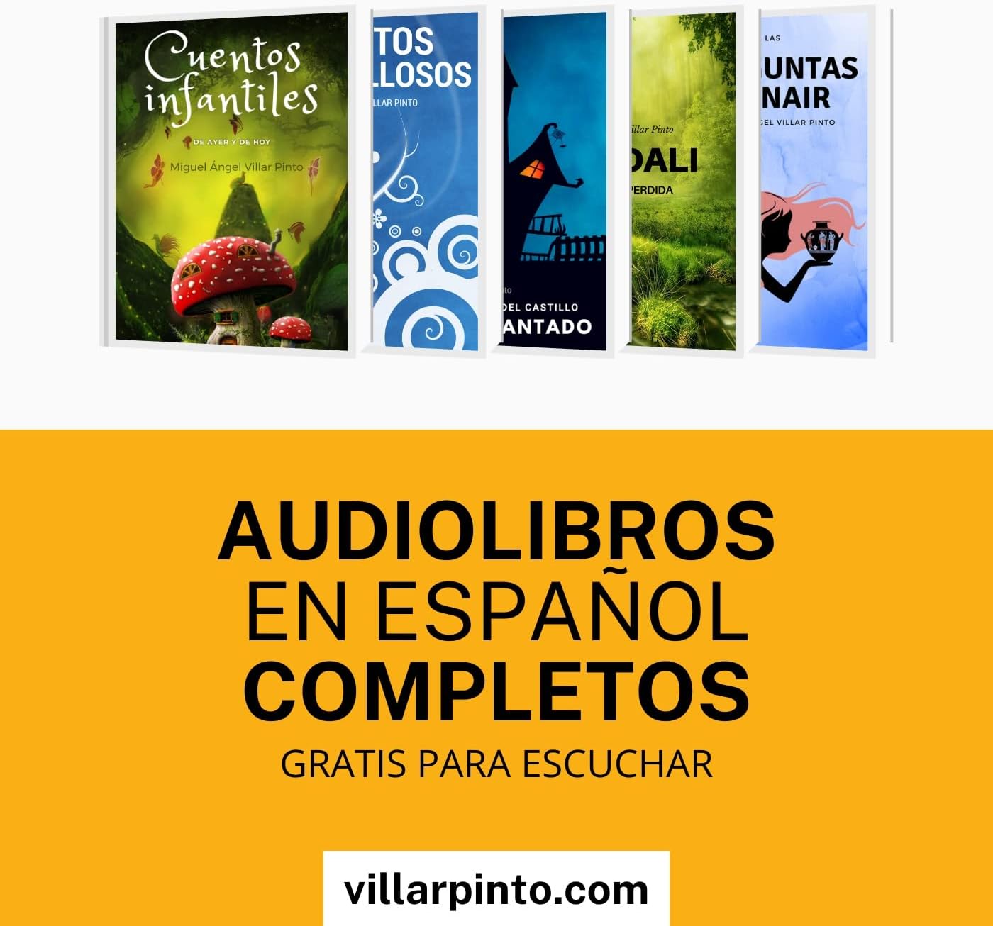 Audiolibros completos, gratis para escuchar
