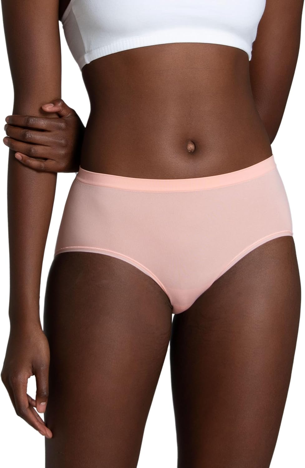 Fruit of the Loom Women's No Show Seamless Underwear, Amazing Stretch & No Panty Lines, Available in Plus Size - Image 2