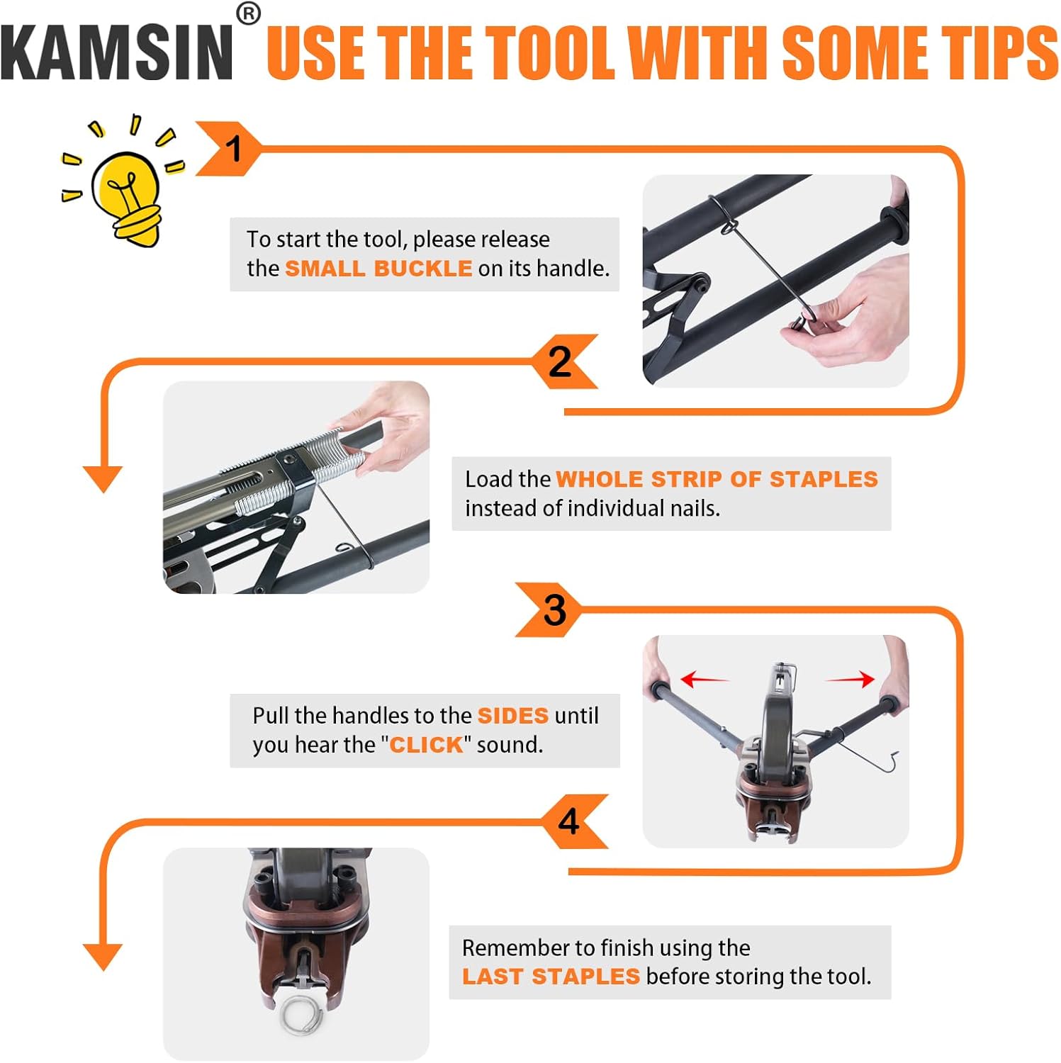 C50 11 Gauge Manual Hog Ring Plier 1-1/2-Inch Crown Hog Ring Plier C Ring Stapler 13.5-14mm Closure Diameter Hog Ring Stapler for Wire Cages, Gabion, Fencing