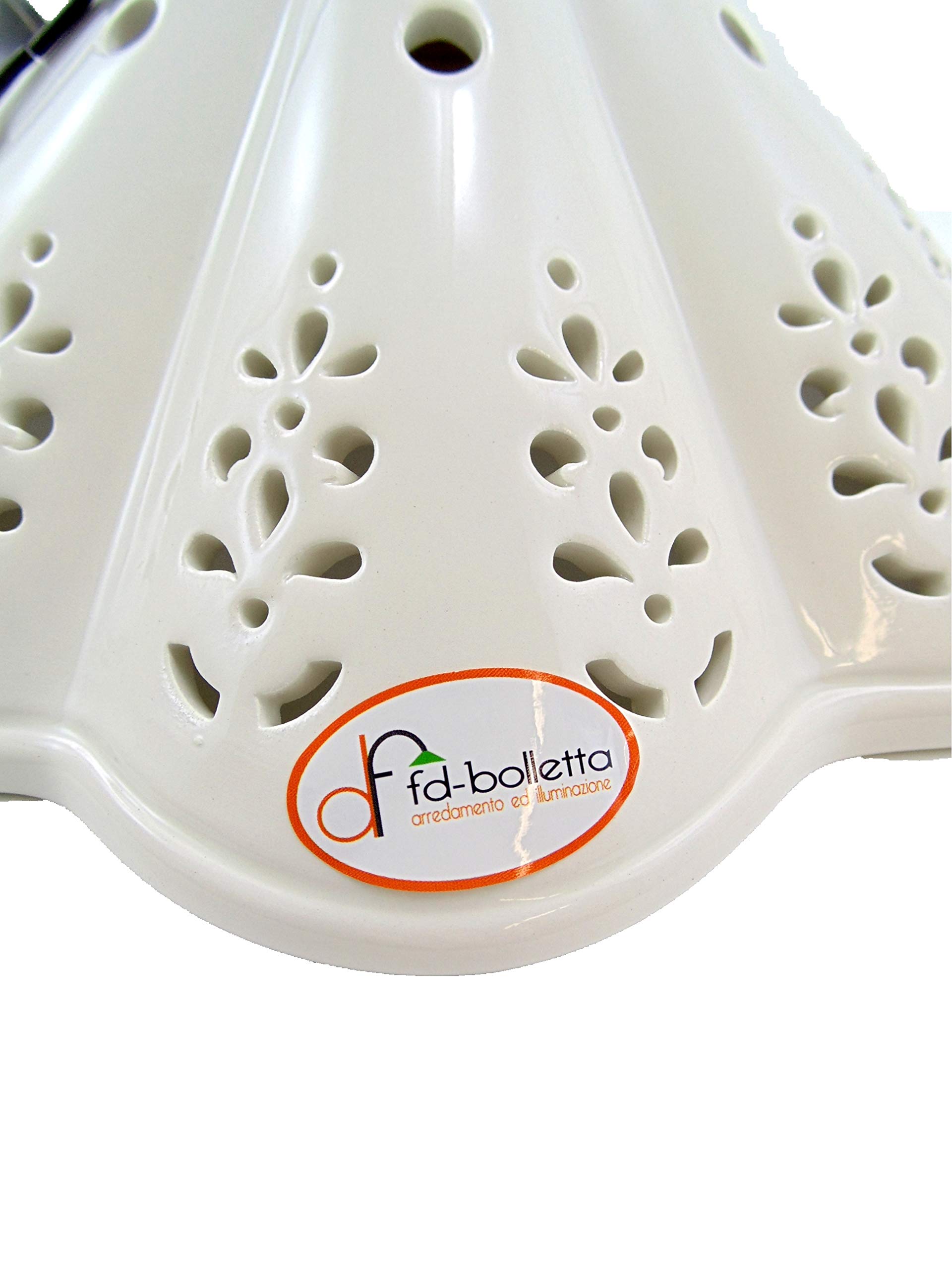 Lampadario sospensione da soffitto per interno in ottone vintage,lampadari cucina con paralume ceramica bianco l1054 Misure:H 70cm,Ø paralume 31cm
