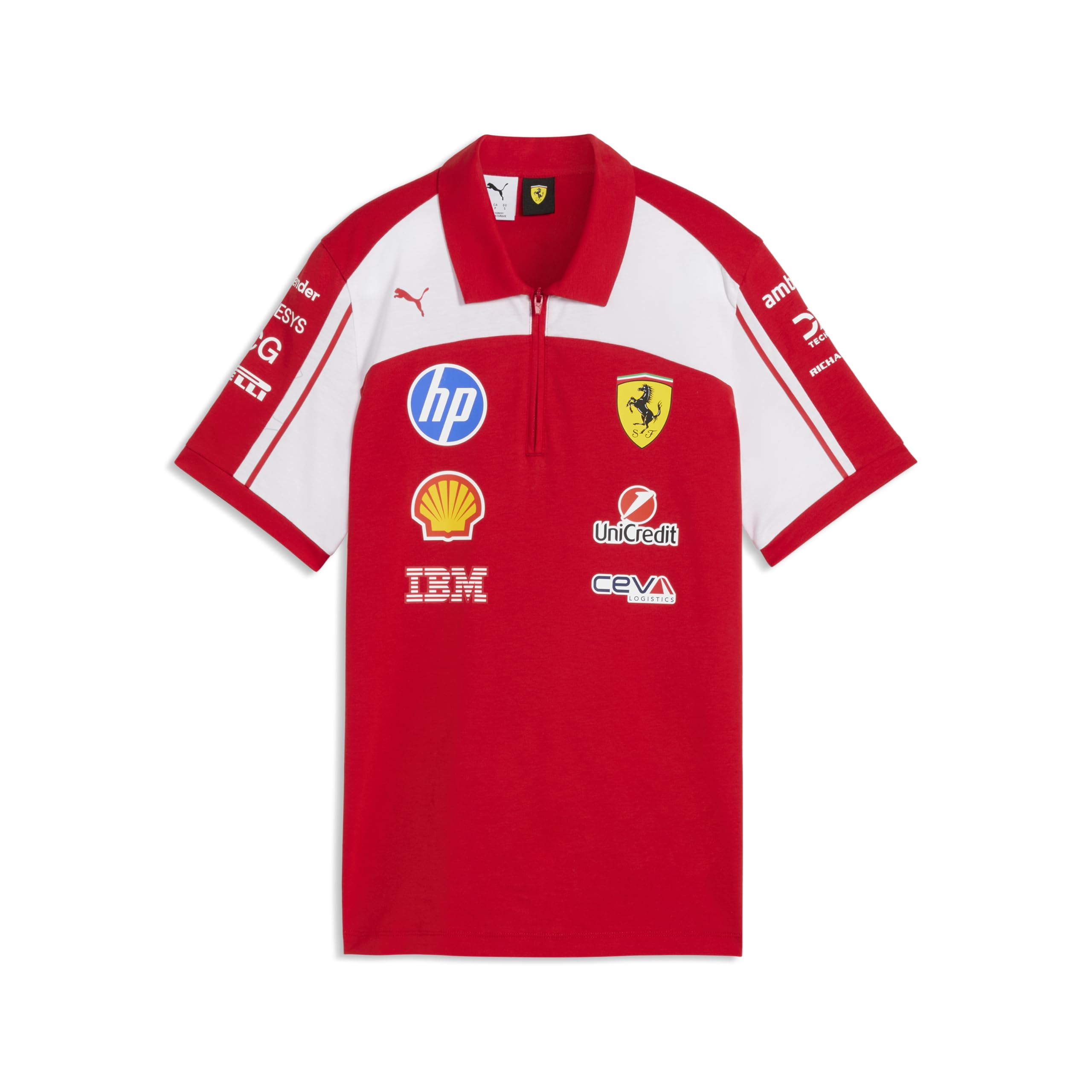 Ferrari Women's Red 2026 Puma For Scuderia Hp Replica Polo Shirt - Polos Xs
