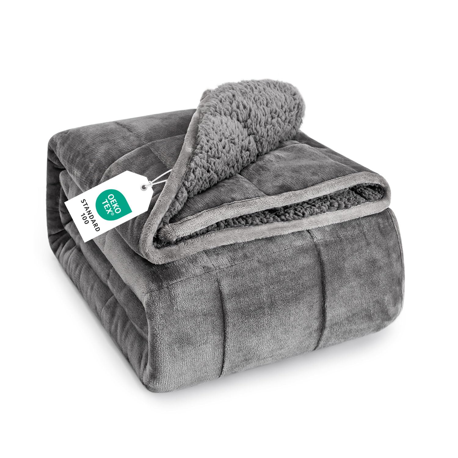Topblan Sherpa Fleece Weighted Blanket