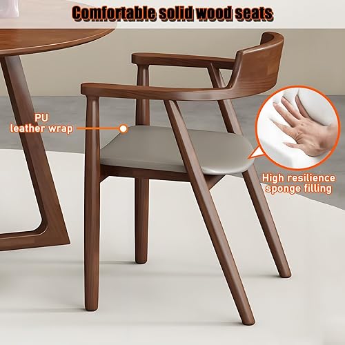 Miniatura 5 de YVYKFZD Juego de mesa redonda de comedor de cocina, juego de mesa y silla de club para oficina, mesa de negociación de mesa de conferencias de