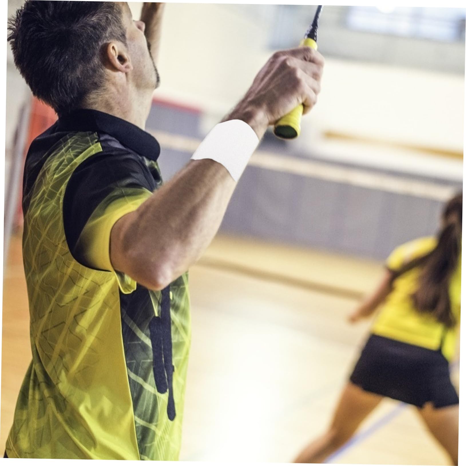 Didiseaon 3 Rolls Sport Tape for Women Men Athletic Ankle Wrist Wrap for Injury Prevention White Foam Bandages