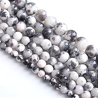 Vista 92 de 4MM 88 piezas cuentas de piedra de jade multicolor, cuentas espaciadoras sueltas para hacer joyas, pulseras, collares