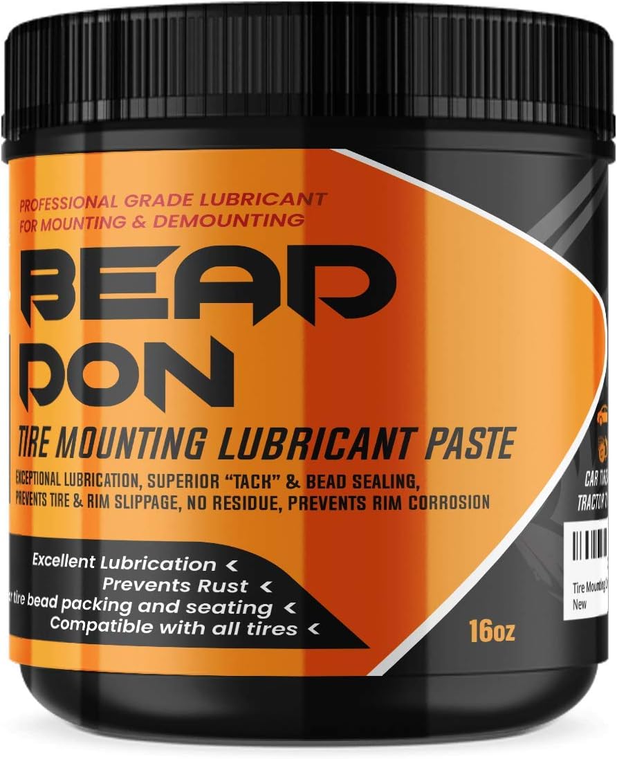 Tire Mounting Compound Paste Tack and Bead Sealing, Demounting