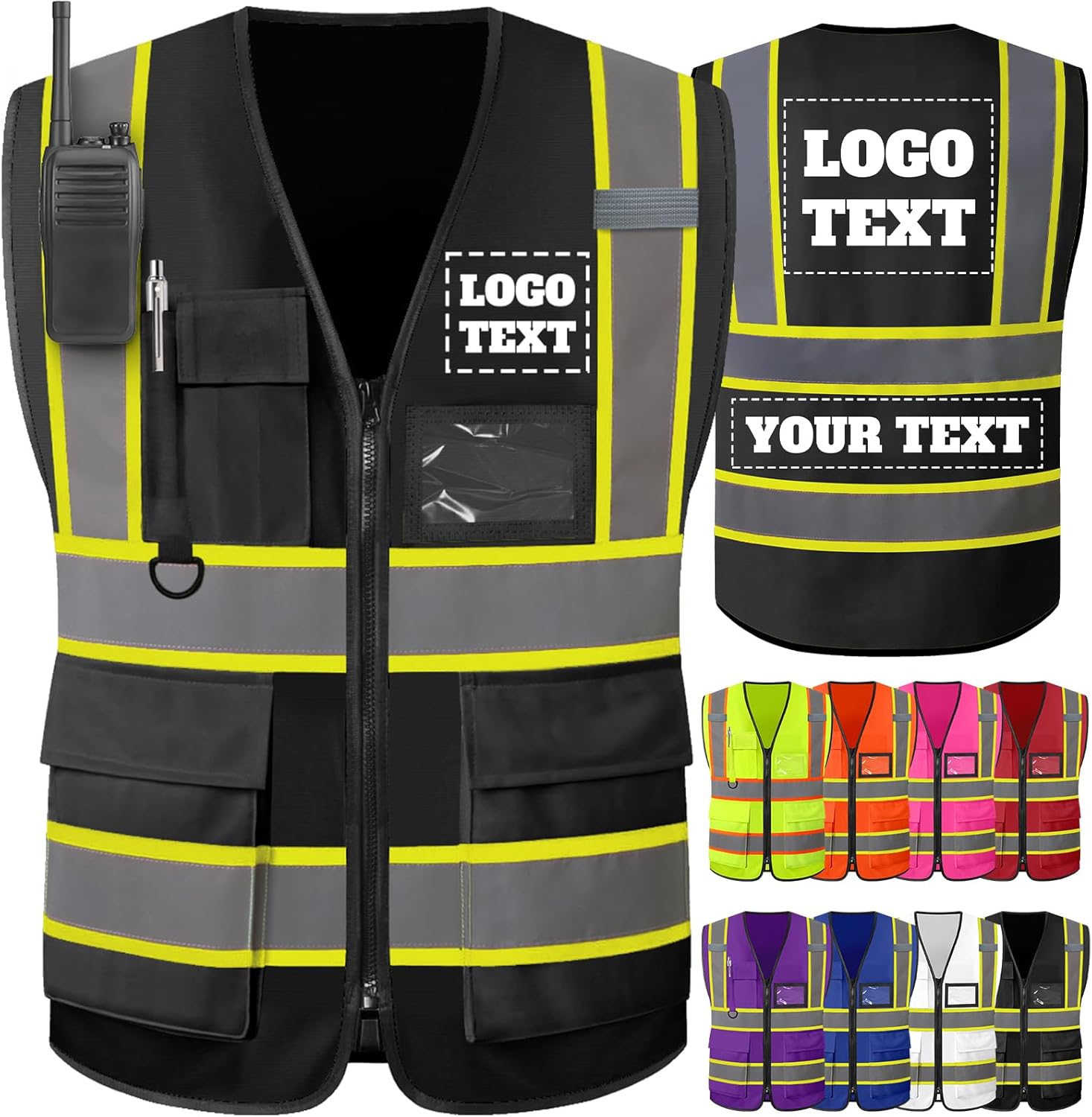 Custom Safety Vest Reflective High Visibility Kuwait Ubuy