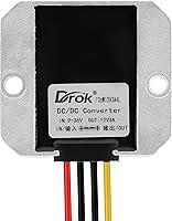 Vista 2 de DROK Boost Buck Convertidor de 9V-36V a 12V 3A 36W carcasa de aluminio impermeable auto elevador regulador de voltaje 12V V Transformador de voltios