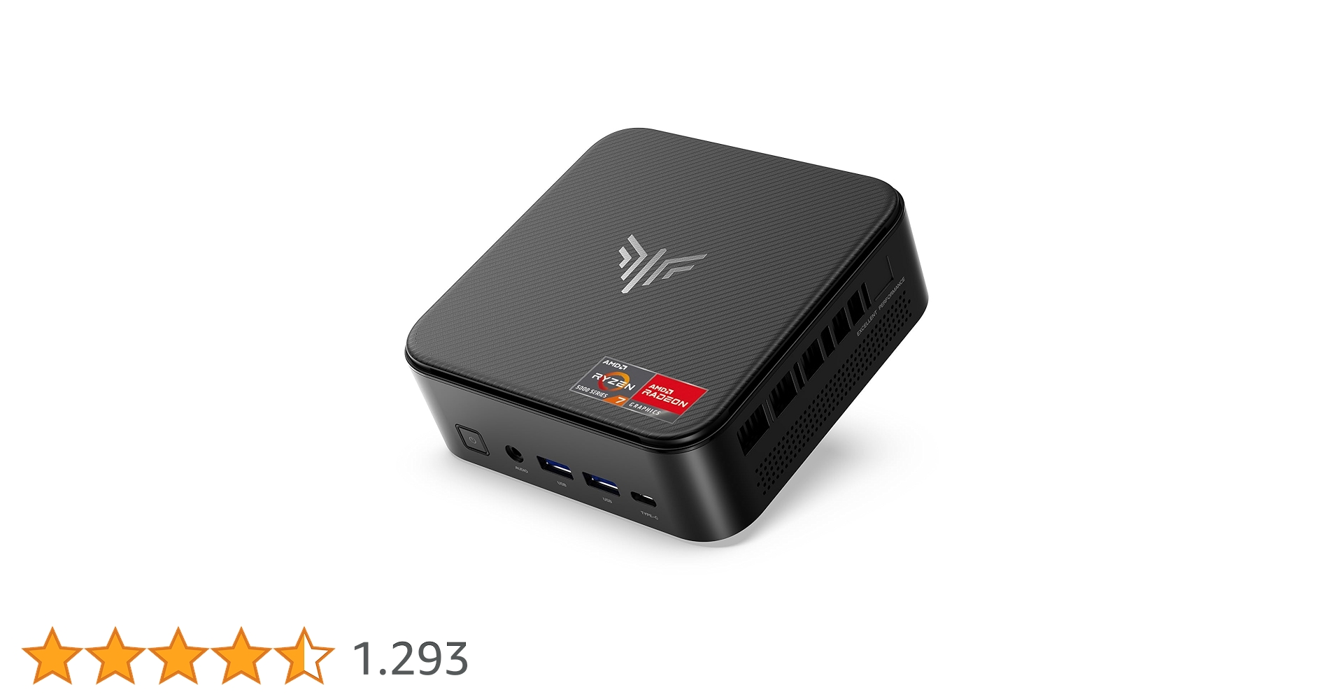 NiPoGi E3B Mini PC, AMD Ryzen 7 5825U 16GB DDR4 512GB SSD