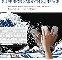 Vista 2 de Juego de alfombrillas de mouse para teclado, alfombrilla de mouse grande para juegos + reposamuñecas para teclado + juego de posavasos, 4