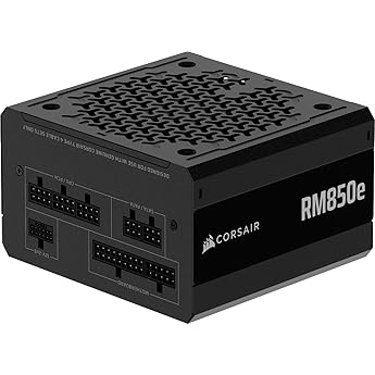 CORSAIR RM850e (2025) ATX-Netzteil mit 12V-2x6 Kable &ndash; Schwarz | Vollst&auml;ndig Modulares, Ger&auml;uscharmes, Zero RPM-L&uuml;ftermodus, 